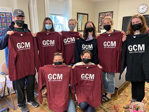 Group of people with GCM Shirts